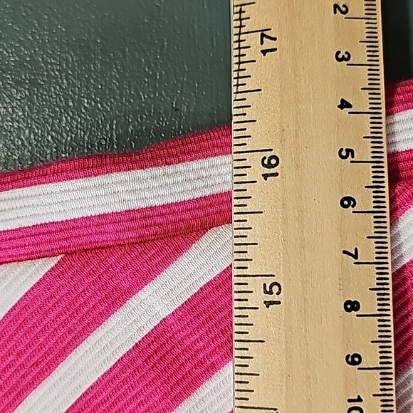 TALBOTS NWT pink‎ striped sleevless dress with V neck. GREAT FOR Vacation. - Picture 13 of 13